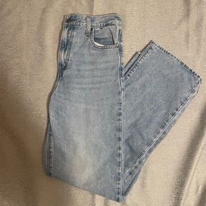 Levi’s high waisted straight leg jeans